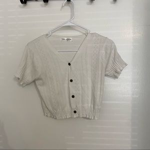 Yesstyle cropped short sleeve cardigan